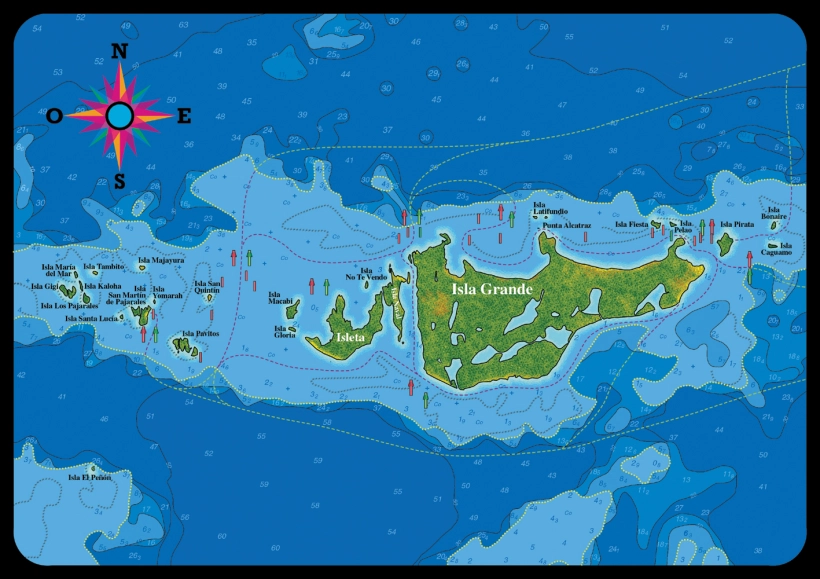 colombia-islas-del-rosario-map